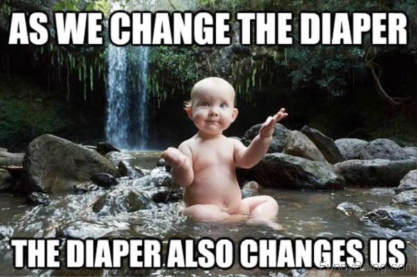 As We Change The Diaper