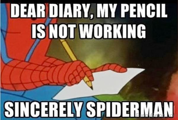 Dear Diary, My Pencil Is Not Working