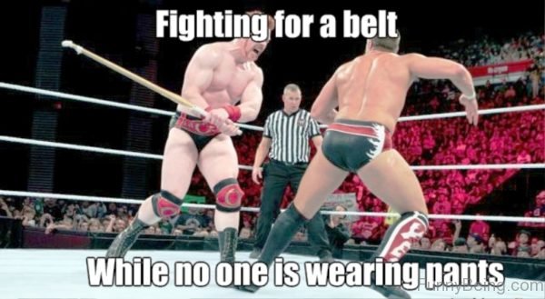 Fighting For A Belt