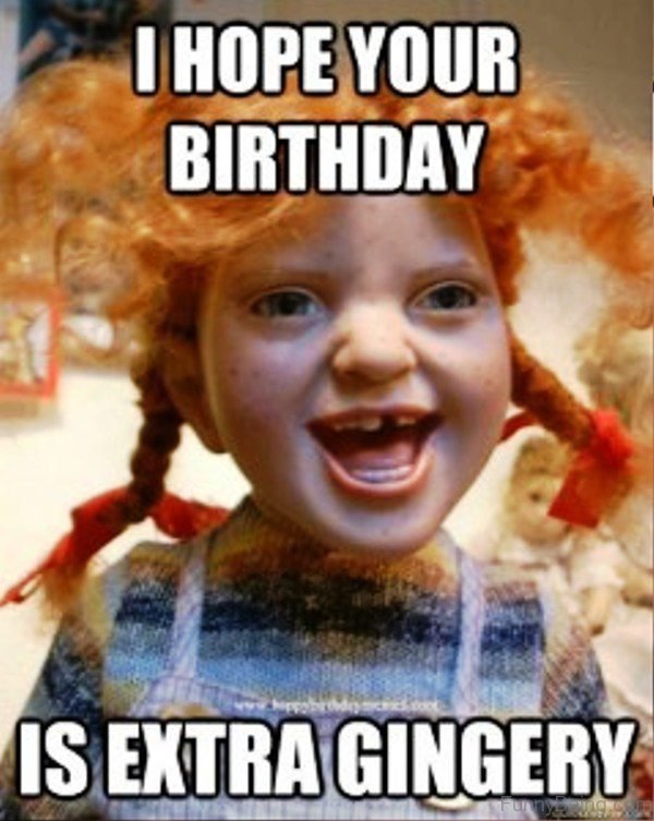 I Hope Your Birthday Is Extra Gingery