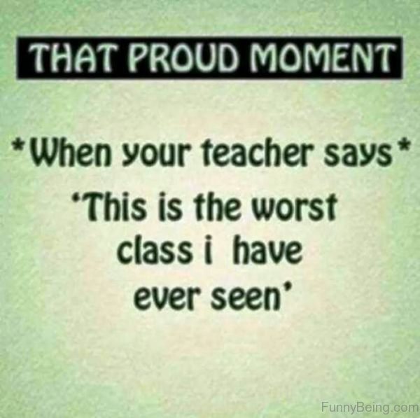 That Proud Moment