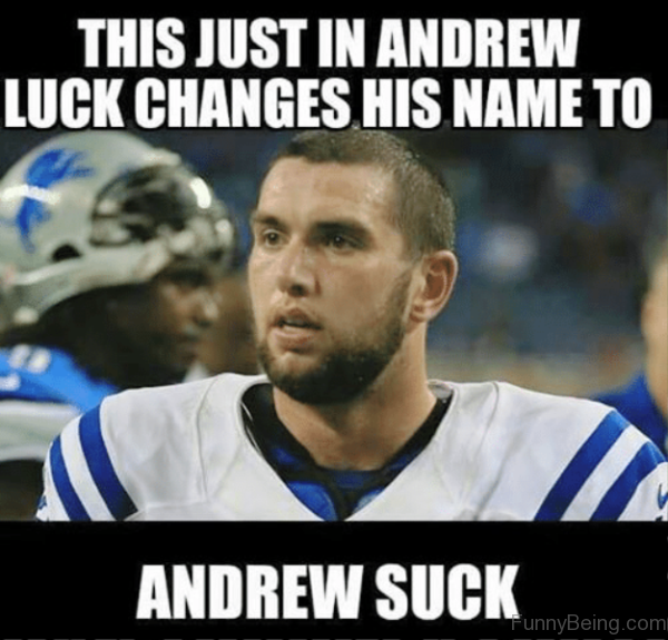This Just In Andrew Luck Changes
