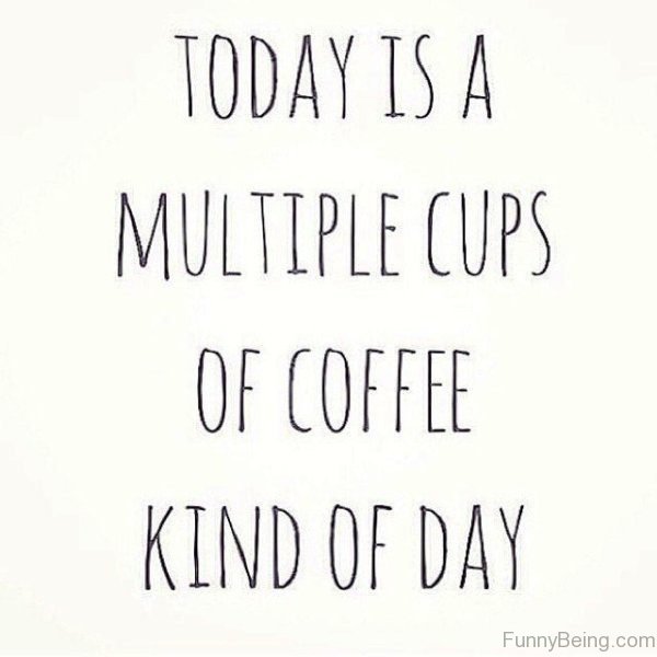 Today Is A Multiple Cups