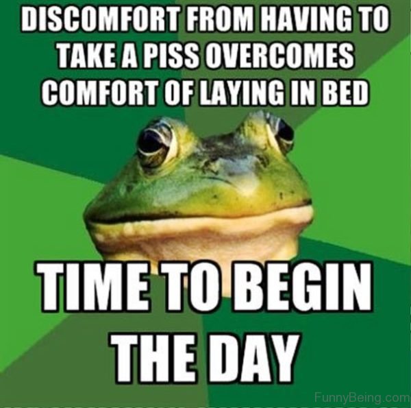 Discomfort From Having To Take