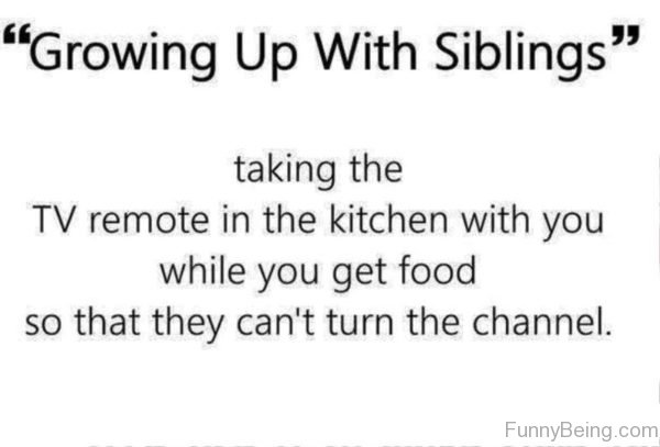 Growing Up With Siblings