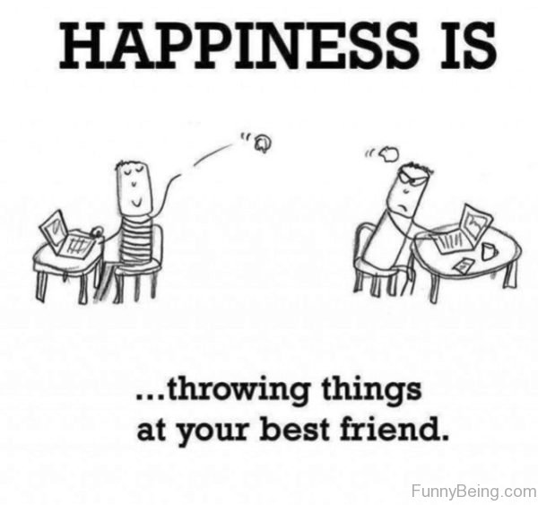 Happiness Is Throwing Things
