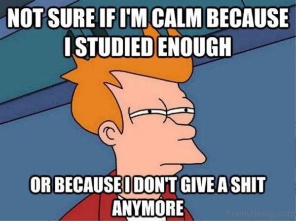 Not Sure If I'm Calm