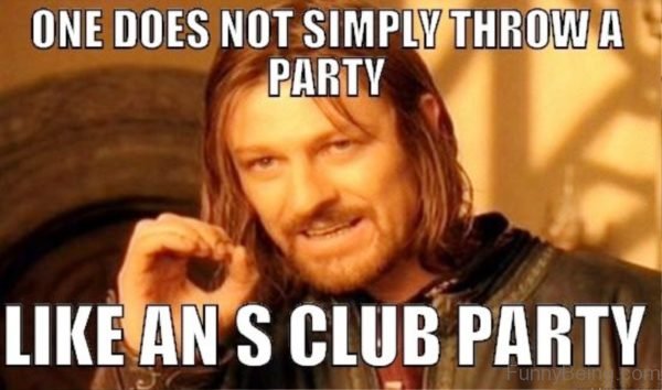 One Does Not Simply Throws A Party