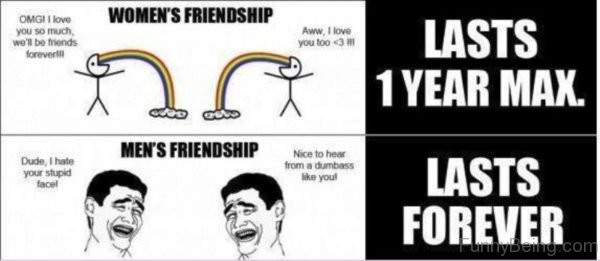 Women's Friendship Vs Men's Friendship