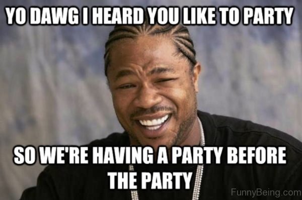 Yo Dawg I Heard You Like To Party