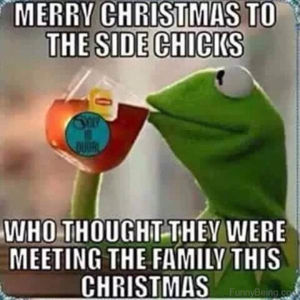 Merry Christmas To Side Chicks