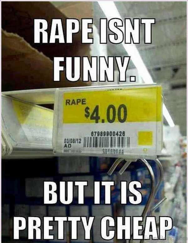 Rape Isn't Funny