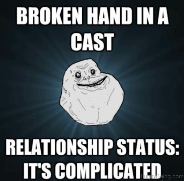 Broken Hand In A Cast