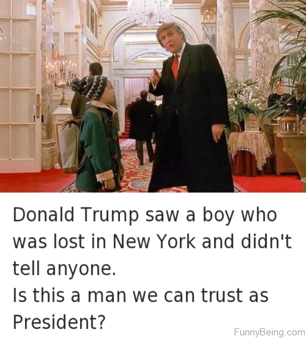 Donald Trump Saw A Boy