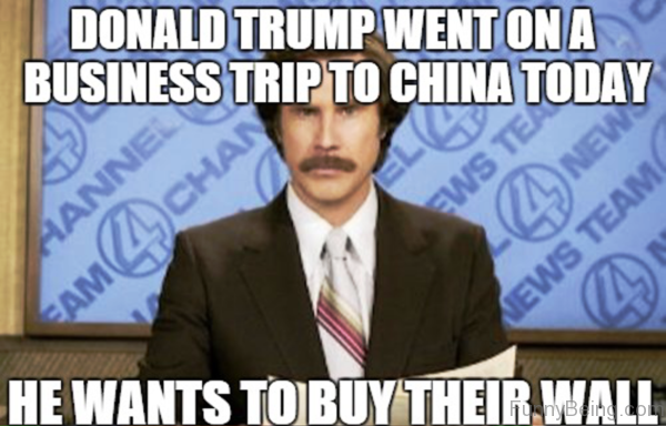 Donald Trump Went On A Business Trip