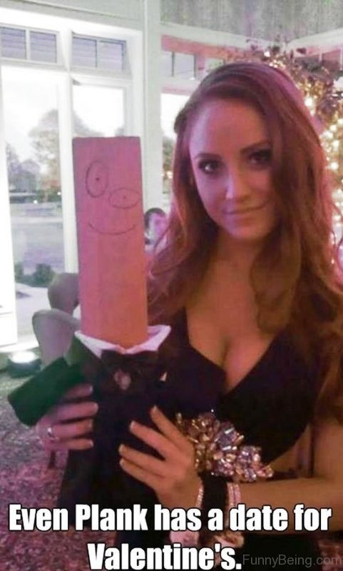 Even Plank Has A Date For Valentines