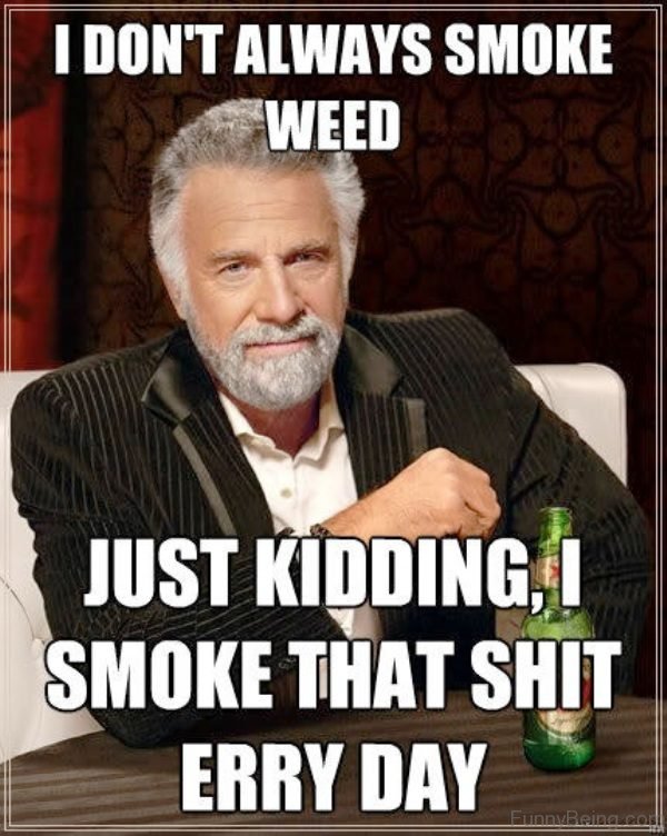 I Dont Always Smoke Weed