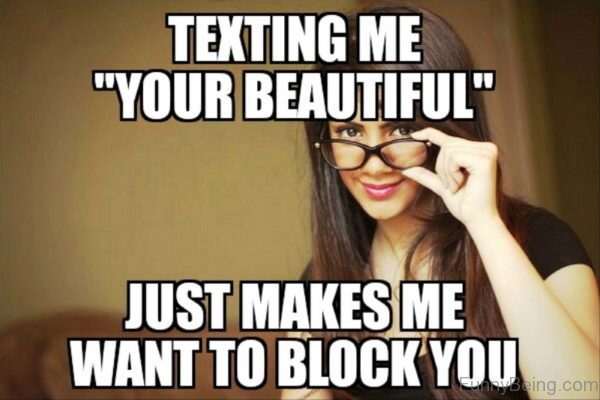 Texting Me Your Beautiful 