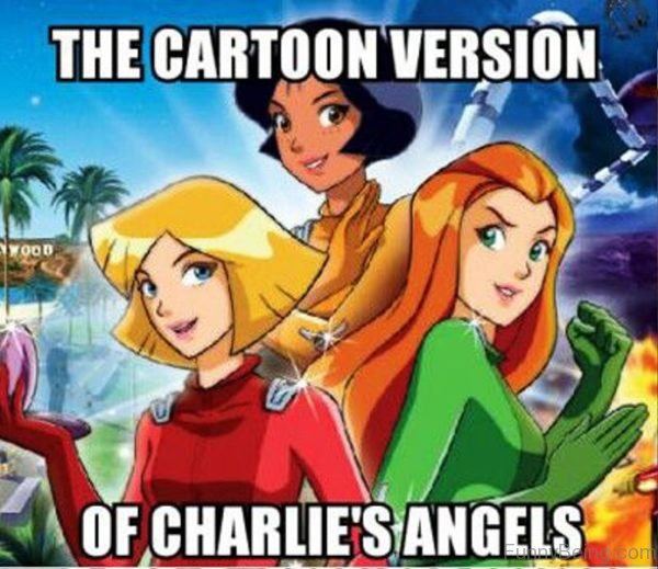 The Cartoon Version Of Chalies Angels