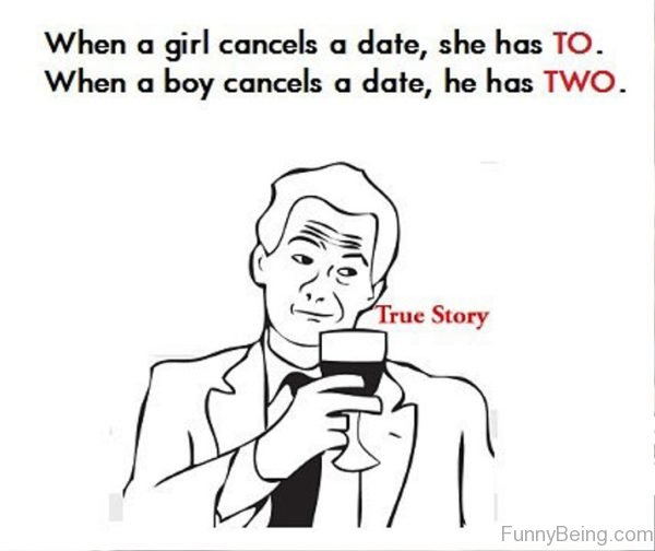 When A Girl Cancels A Date