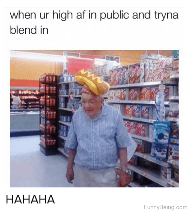 When Your High AF In Public