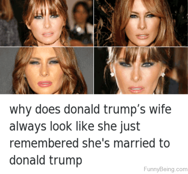 Why Does Donald Trumps Wife Always Look