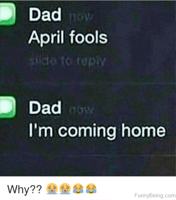 Dad April Fools
