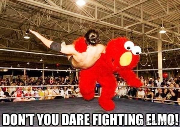 Dont You Dare Fighting Elmo