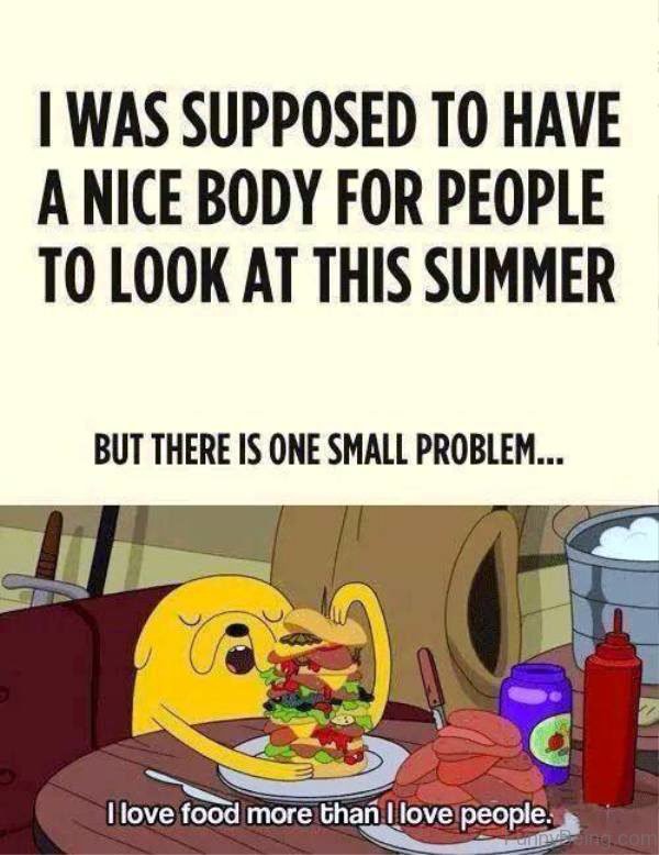 I Was Supposed To Have A Nice Body