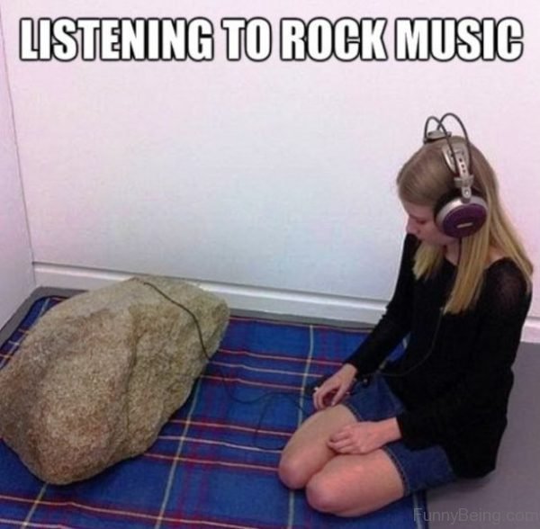 Listening To Rock Music