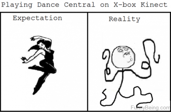 Playing Dance Central On X Box Kinect