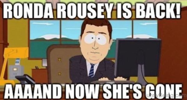 Ronda Rousey Is Back