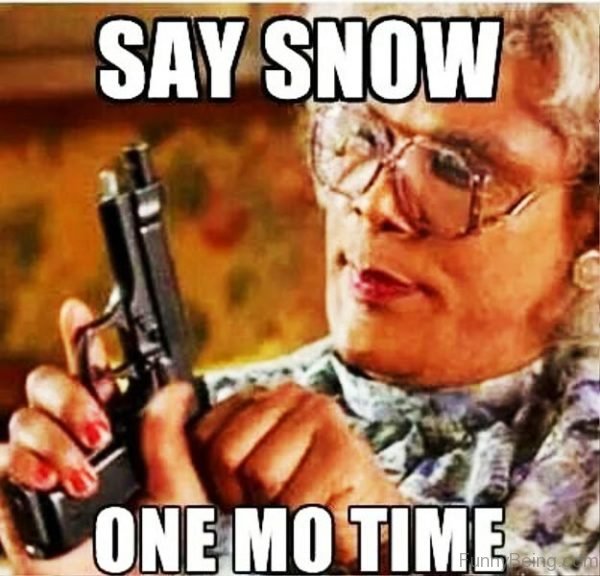Say Snow One More Time
