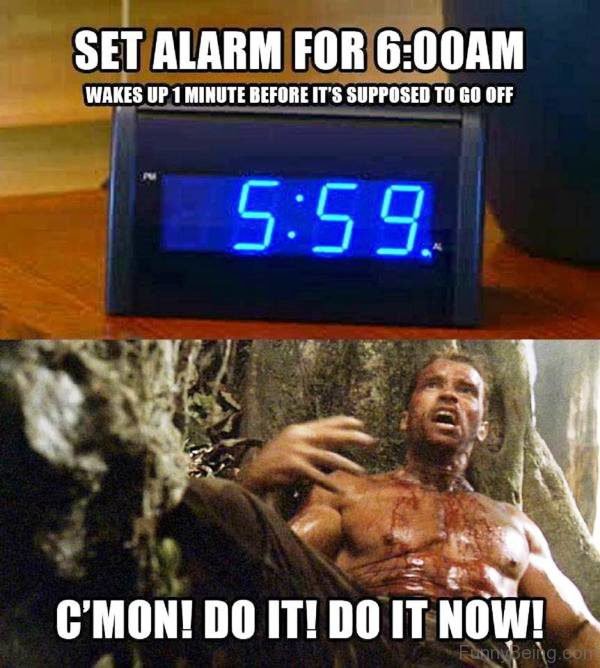 Set Alarm For 6 AM