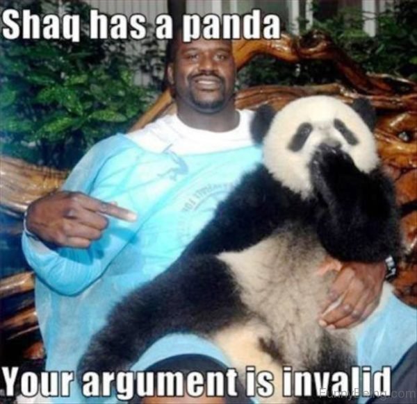 Shaq Has A Panda