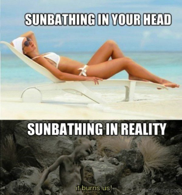 Sunbathing In Your Head