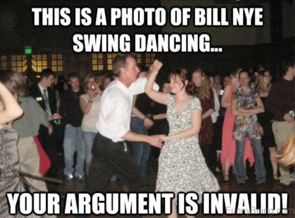 This Is A Photo Of Bill Nye Swing Dancing