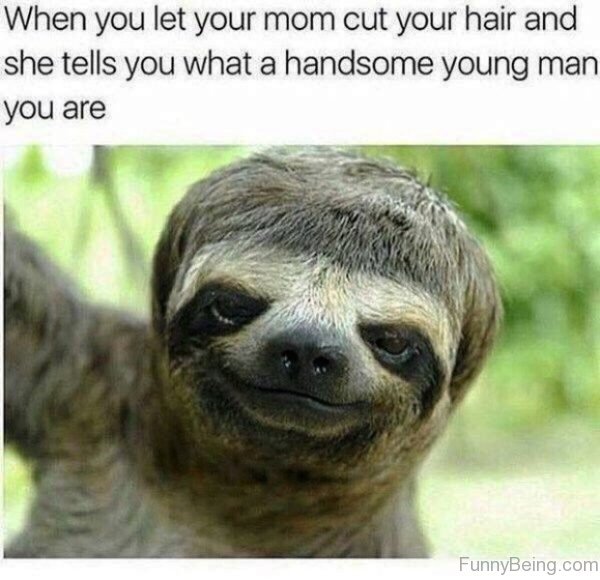 When You Let Your Mom Cut Your Hair