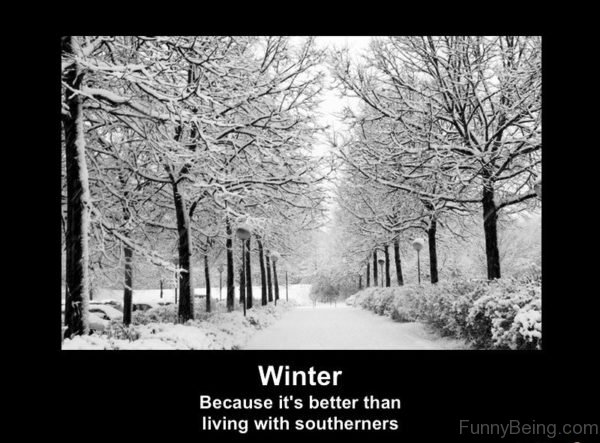 Winter Because Its Better Than Living