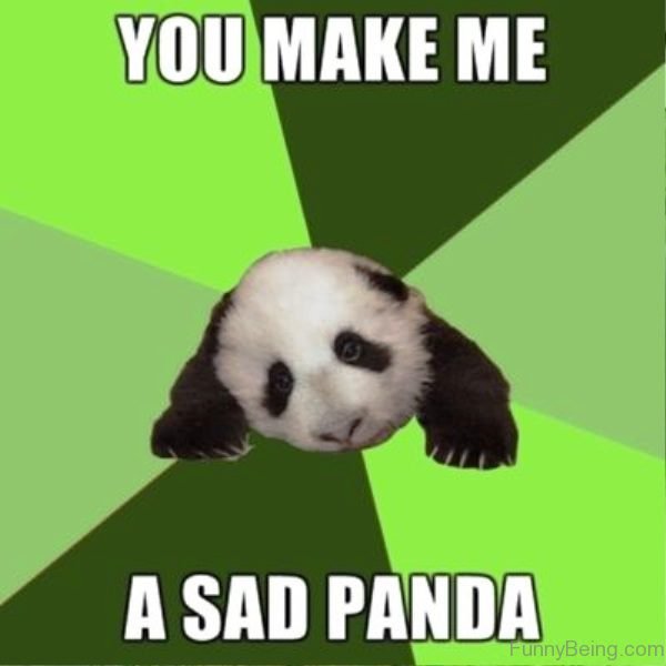 You Make Me A Sad Panda