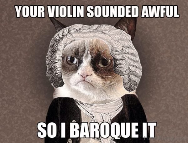 Your Violin Sounded Awkul