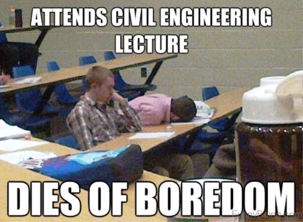 Attends Civil Engineering Lecture