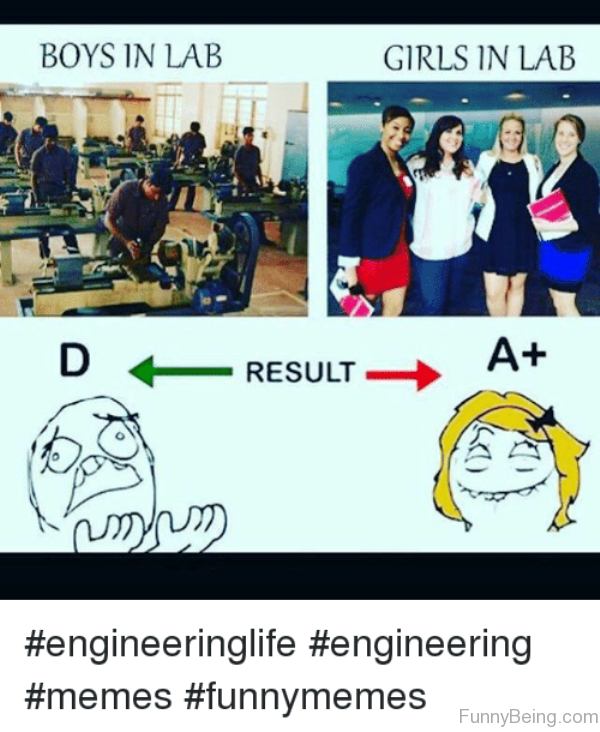 Boys In Lab Vs Girls In Lab