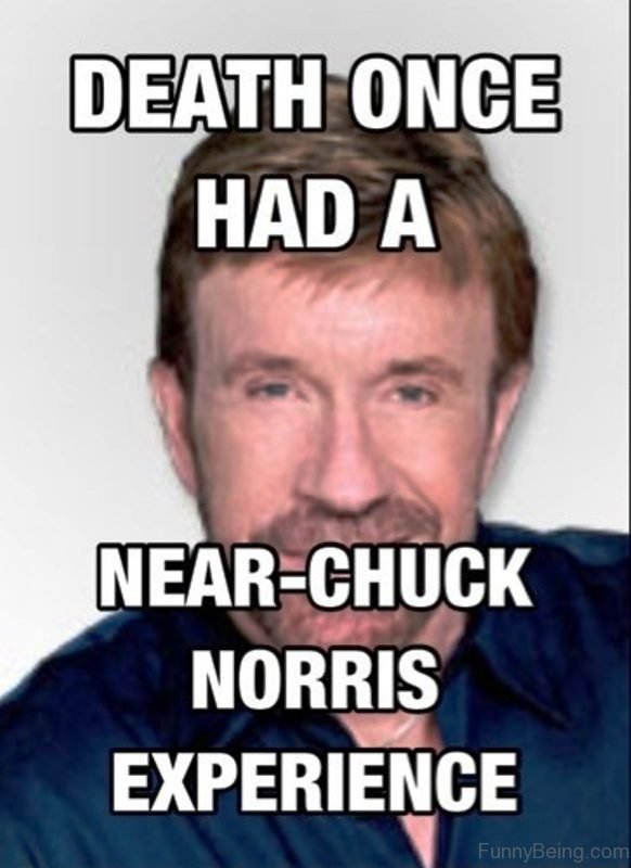 Death Once Had A Near Chuck Norris