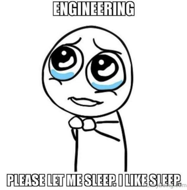 Engineering Please Let Me Sleep