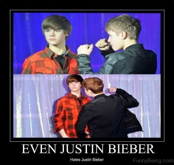 Even Justin Bieber Hates Justin Bieber