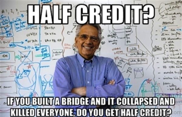 Half Credit