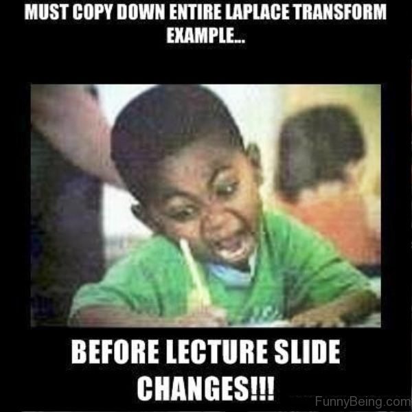 Must Copy Down Entire Laplace