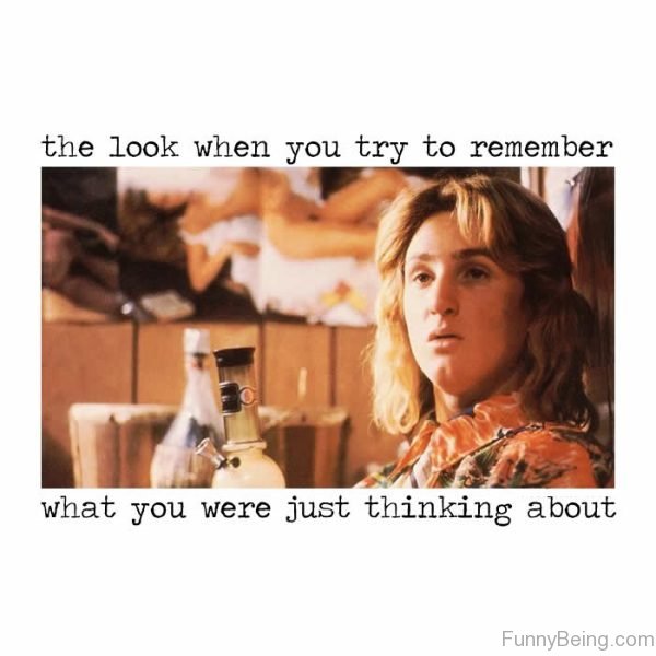 The Look When You Try To Remember