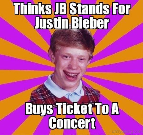 Thinks JB Stands For Justin Bieber